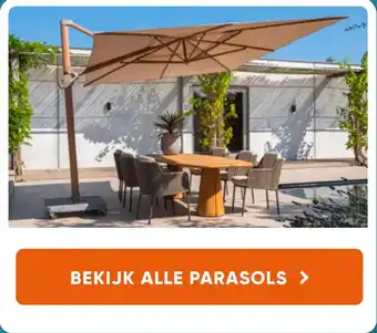 Van der Garde tuinmeubelen Alle parasols aanbieding
