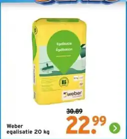 GAMMA Weber egalisatie aanbieding