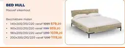 TotaalBED Bed Hull | houten hoofdbord aanbieding
