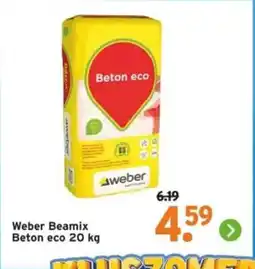 GAMMA Weber Beamix Beton eco aanbieding