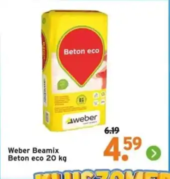 GAMMA Weber Beamix Beton eco aanbieding