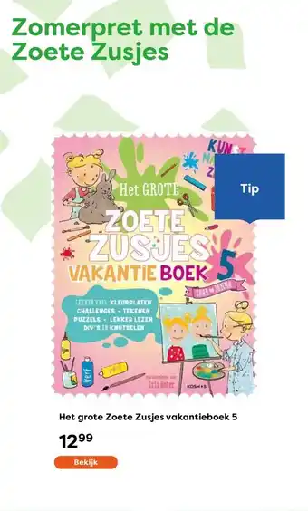 The Read Shop Het grote Zoete Zusjes vakantieboek 5 aanbieding