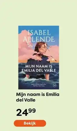 The Read Shop Mijn naam is Emilia del Valle aanbieding