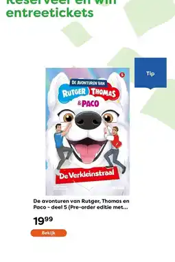 The Read Shop De avonturen van Rutger, Thomas en Paco - deel 5 (Pre-order editie met cadeautje) aanbieding