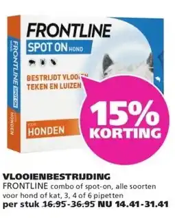 Ranzijn VLOOIENBESTRIJDING FRONTLINE aanbieding