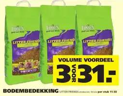 Ranzijn BODEMBEDEKKING LITTER FRIENDS aanbieding