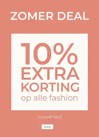 Prenatal 10% EXTRA KORTING op alle fashion aanbieding