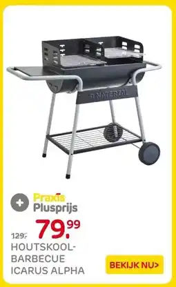 Praxis HOUTSKOOL- BARBECUE ICARUS ALPHA aanbieding