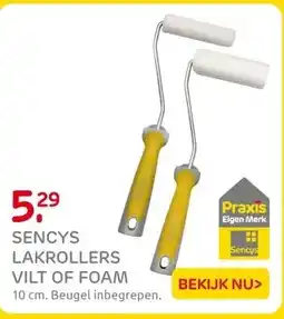 Praxis SENCYS LAKROLLERS VILT OF FOAM aanbieding