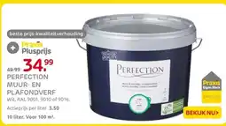 Praxis PERFECTION MUUR- EN PLAFONDVERF aanbieding