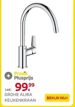 Praxis GROHE ALIRA KEUKENKRAAN aanbieding