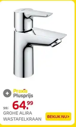 Praxis GROHE ALIRA WASTAFELKRAAN aanbieding