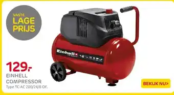 Praxis EINHELL COMPRESSOR aanbieding