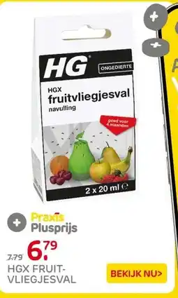 Praxis HGX FRUIT- VLIEGJESVAL aanbieding