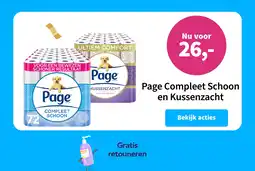Plein.nl Page Compleet Schoon en Kussenzacht aanbieding