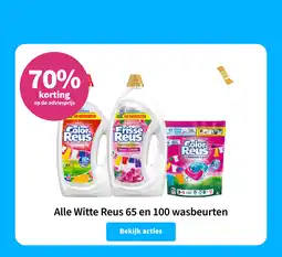 Plein.nl Alle Witte Reus 65 en 100 wasbeurten aanbieding
