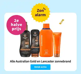 Plein.nl Alle Australian Gold en Lancaster zonnebrand aanbieding