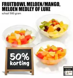 MCD Supermarkt FRUITBOWL MELOEN MEDLEY OF LUXE aanbieding