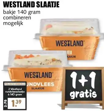 MCD Supermarkt Westland slaatje aanbieding