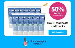 Plein.nl Oral-B tandpasta multipacks aanbieding