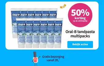 Plein.nl Oral-B tandpasta multipacks aanbieding