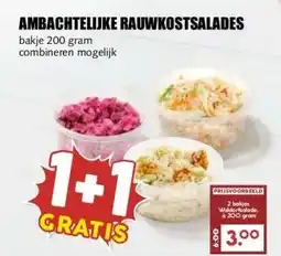 MCD Supermarkt AMBACHTELIJKE RAUWKOSTSALADES aanbieding