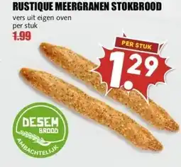MCD Supermarkt RUSTIQUE MEERGRANEN STOKBROOD aanbieding