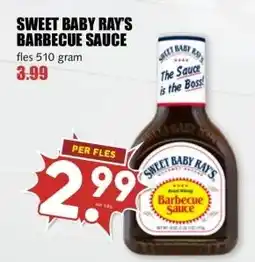 MCD Supermarkt Sweet baby ray's barbecue sauce aanbieding