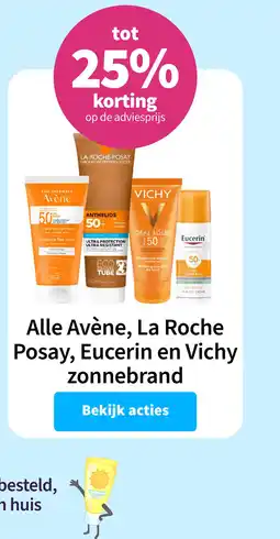 Plein.nl Alle Avène, La Roche Posay, Eucerin en Vichy zonnebrand aanbieding