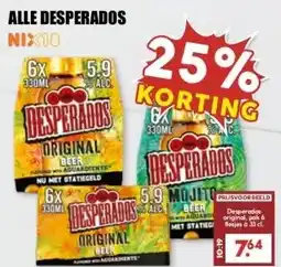 MCD Supermarkt Alle Desperados aanbieding