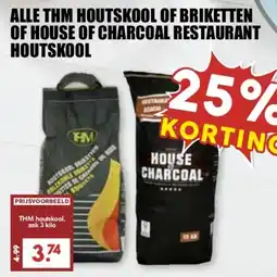 MCD Supermarkt Alle thm houtskool of briketten of house of charcoal restaurant houtskool aanbieding