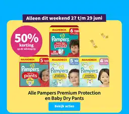 Plein.nl Alle Pampers Premium Protection en Baby Dry Pants aanbieding
