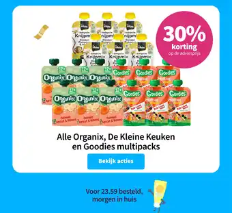 Plein.nl Alle Organix, De Kleine Keuken en Goodies multipacks aanbieding