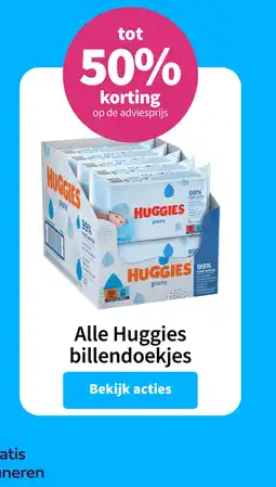 Plein.nl Alle Huggies billendoekjes aanbieding