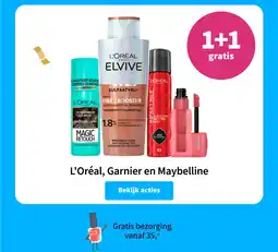 Plein.nl L'Oréal, Garnier en Maybelline aanbieding
