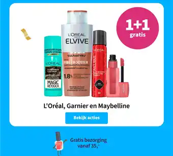 Plein.nl L'Oréal, Garnier en Maybelline aanbieding