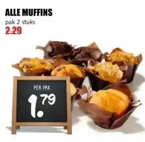 MCD Supermarkt Alle muffins aanbieding