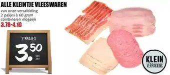 MCD Supermarkt Alle kleintje vleeswaren aanbieding