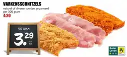 MCD Supermarkt Varkensschnitzels aanbieding