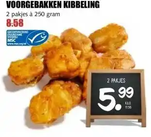 MCD Supermarkt Voorgebakken kibbeling aanbieding