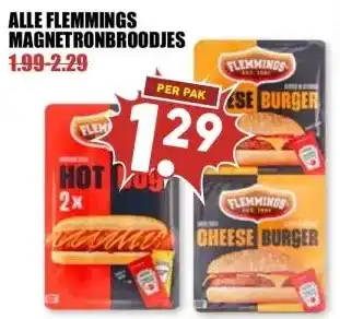 MCD Supermarkt Alle flemmings magnetronbroodjes aanbieding