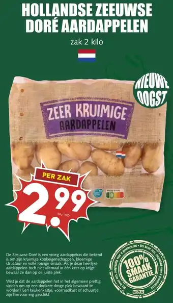 MCD Supermarkt Hollandse zeeuwse doré aardappelen aanbieding