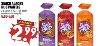 MCD Supermarkt SNACK A JACKS RIJSTWAFELS aanbieding