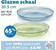 MCD Supermarkt Glazen schaal aanbieding