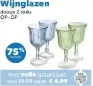 MCD Supermarkt Wijnglazen aanbieding