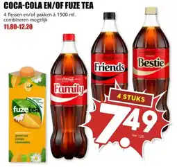 MCD Supermarkt Coca-cola en/of fuze tea aanbieding