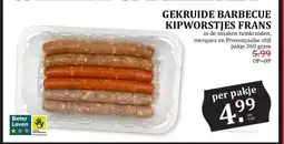 MCD Supermarkt Gekruide barbecue kipworstjes frans aanbieding