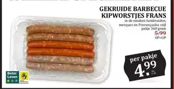 MCD Supermarkt Gekruide barbecue kipworstjes frans aanbieding