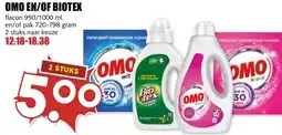 MCD Supermarkt Omo en/of biotex aanbieding