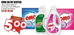 MCD Supermarkt OMO EN/OF BIOTEX aanbieding